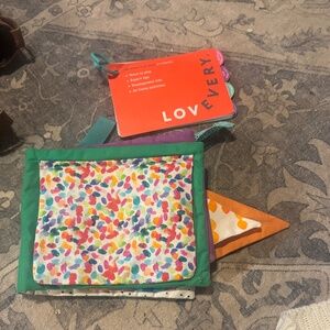 Colorful Baby Soft crinkle Book by Lovevery